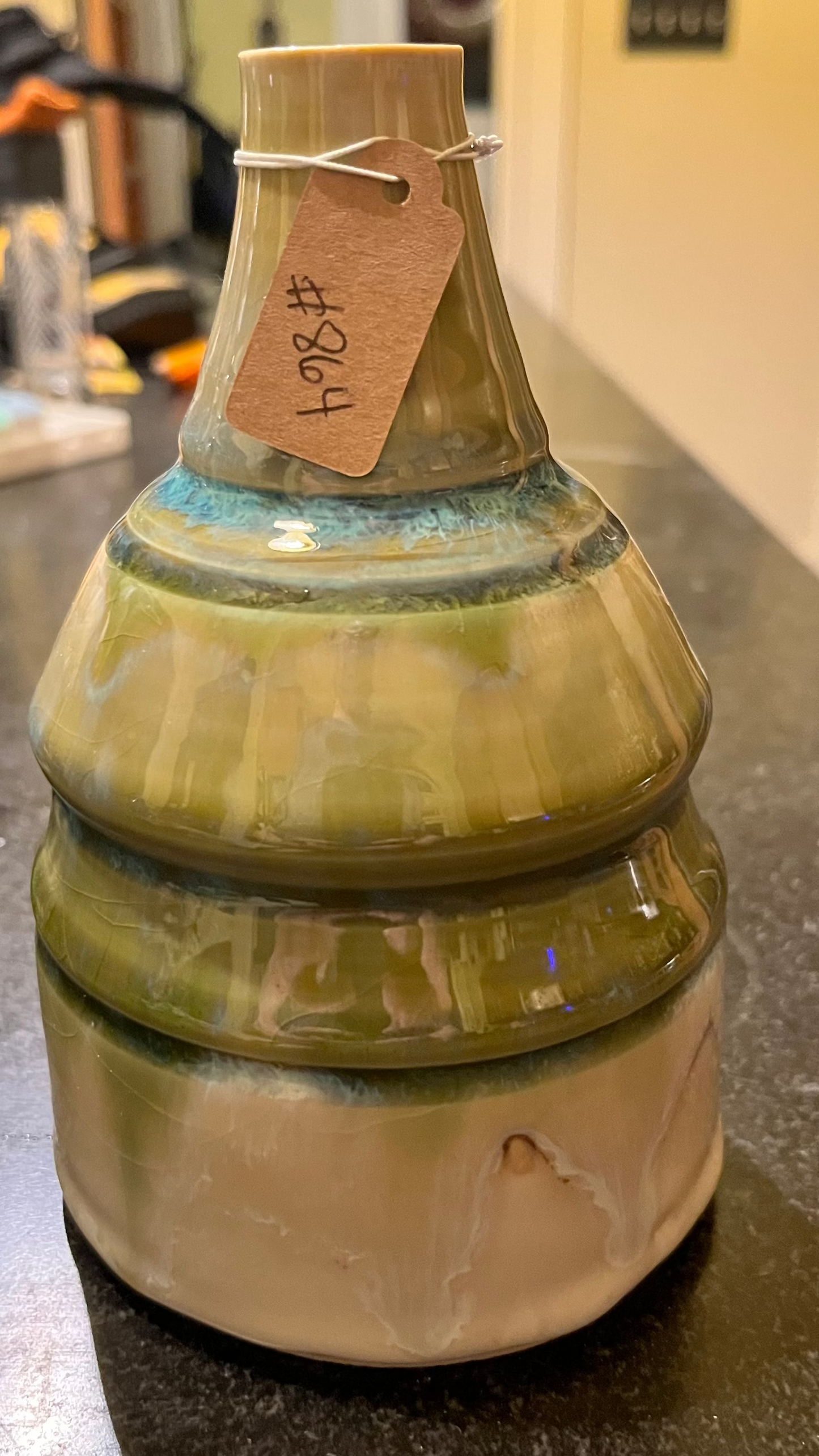 864 soap decanter greens