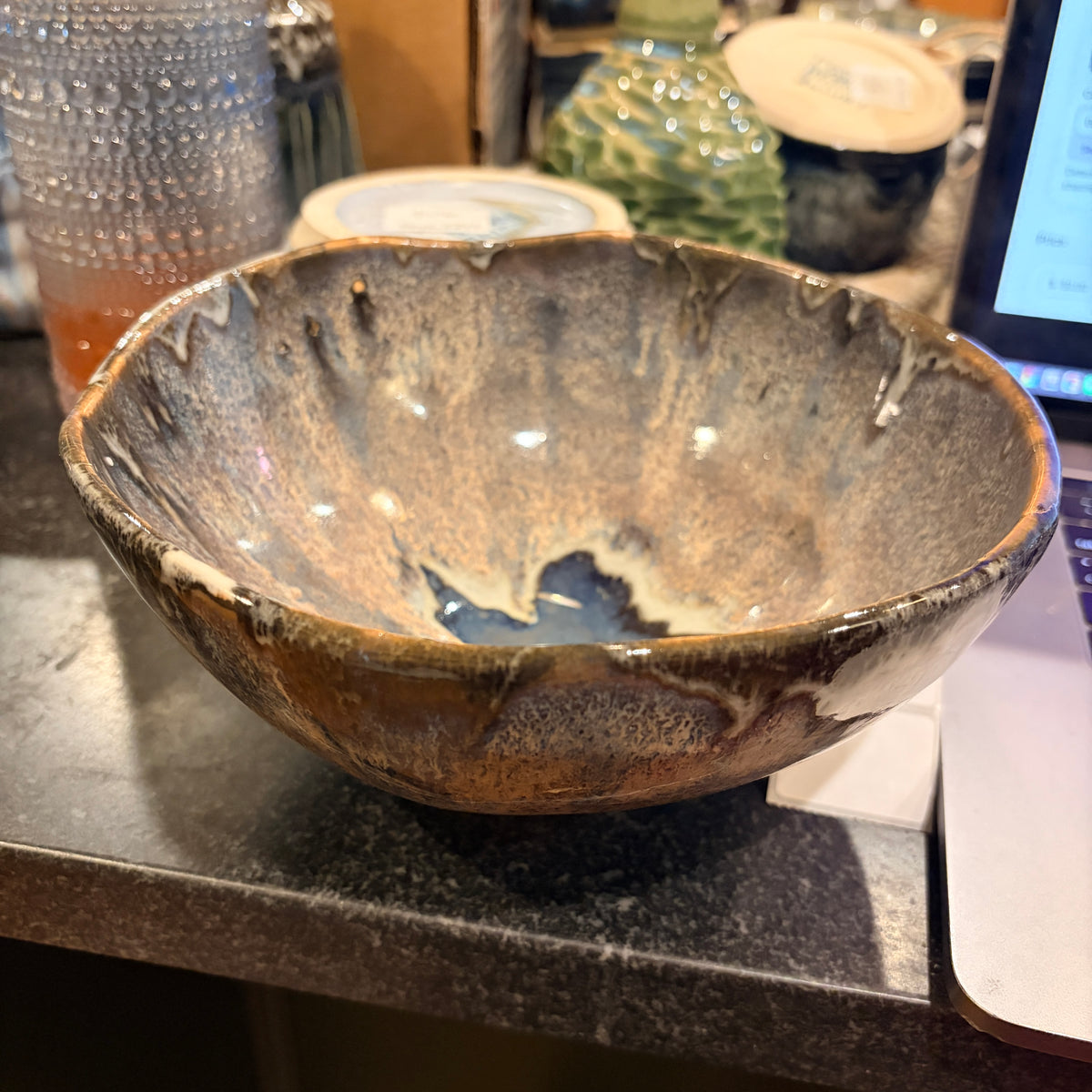 Bowl - Black and Opal