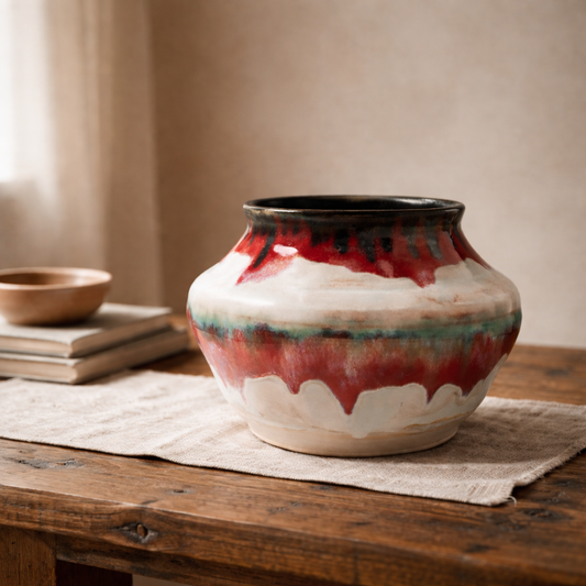 Walking in the Desert — Hand-Thrown Stoneware Vessel