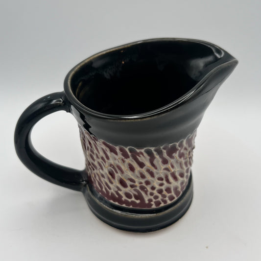 Black and Burgundy Creamer