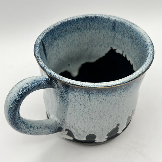 Black and Blue Snow Ceramic Mug