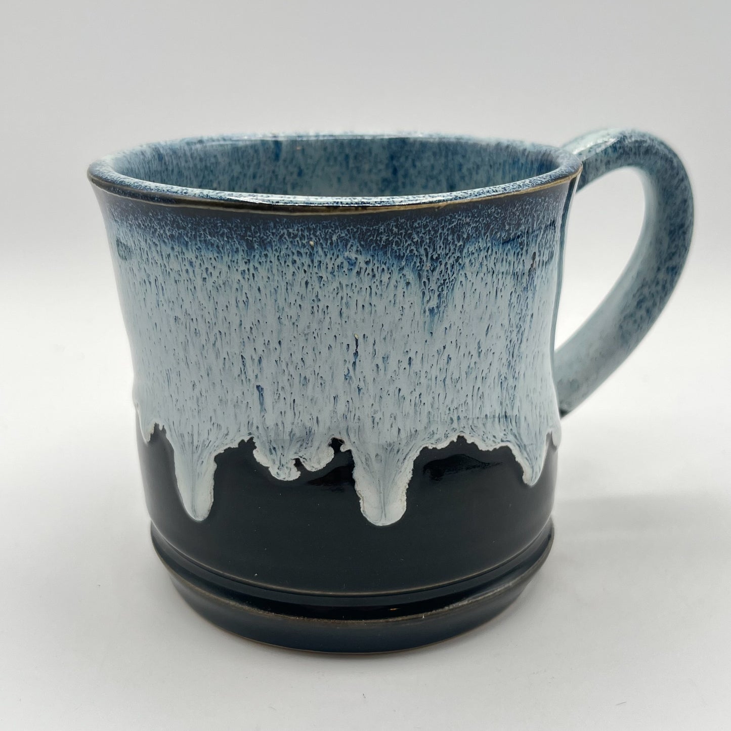 Black and Blue Snow Ceramic Mug