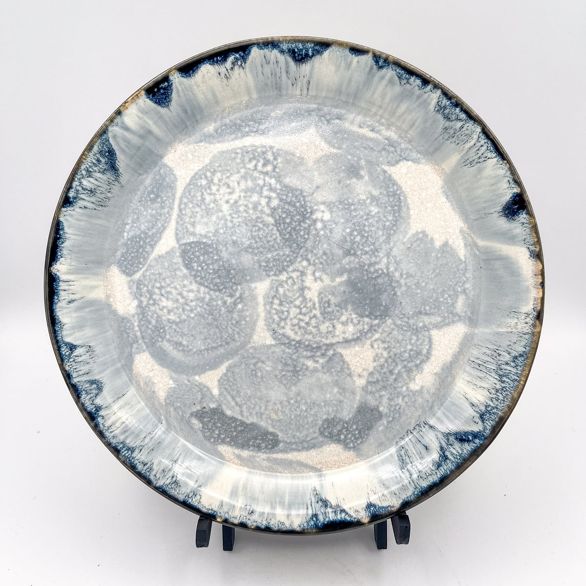 Glacier Flow Stoneware Plate (Five Sizes)