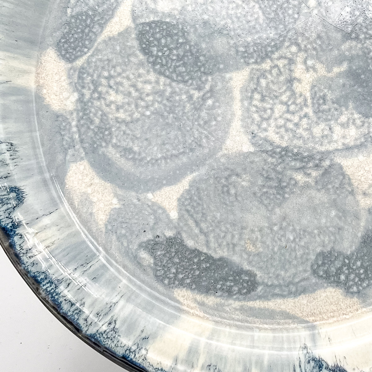 Glacier Flow Stoneware Plate (Five Sizes)