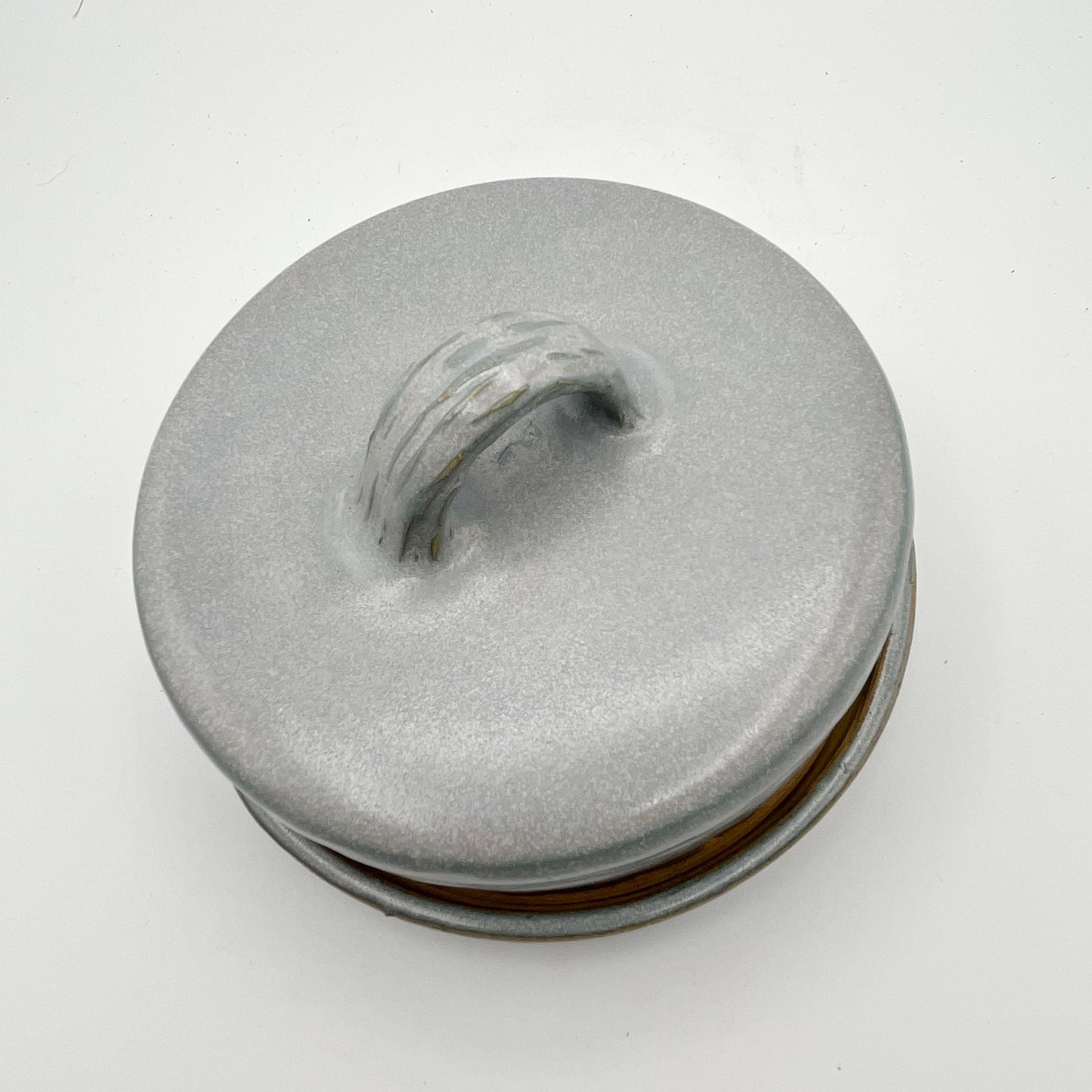 Matte Denim Covered Dish