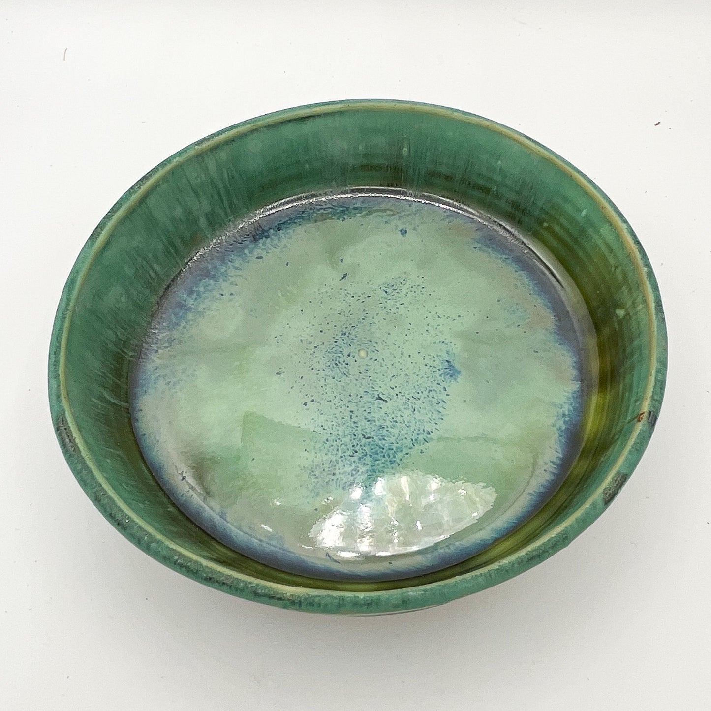 Dark Moss Deep Dinner Plate