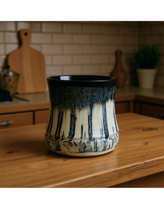 Medium Stoneware Utensil Holder