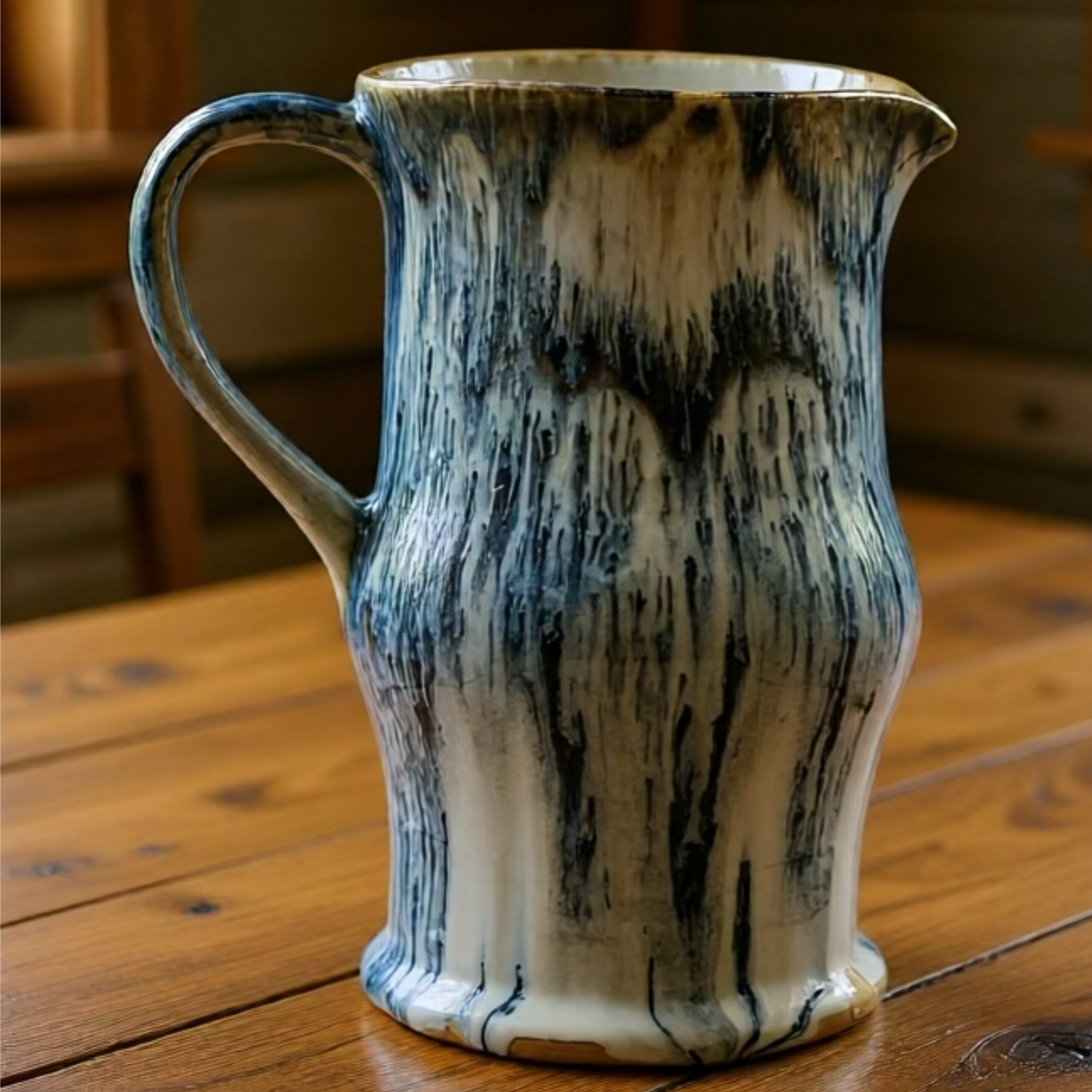 Waterfall in ceramic form