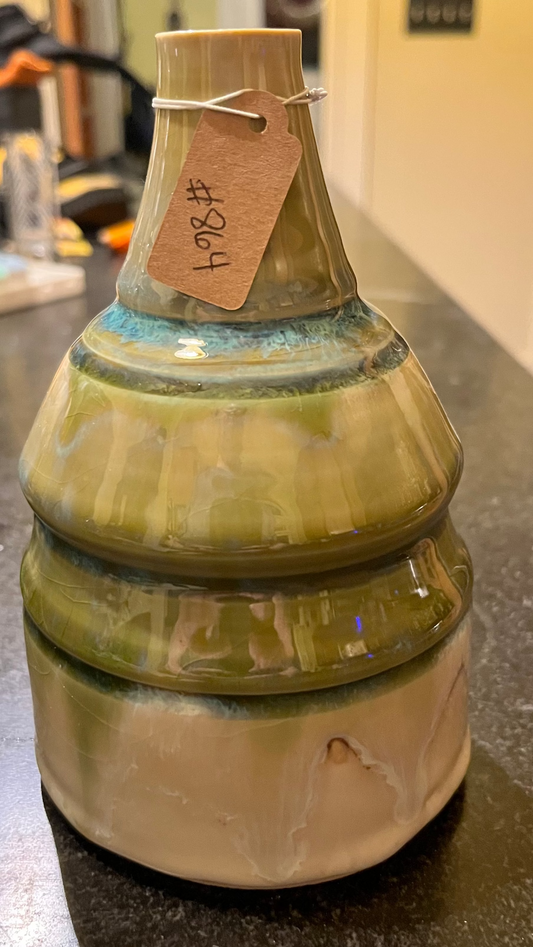 864 soap decanter greens