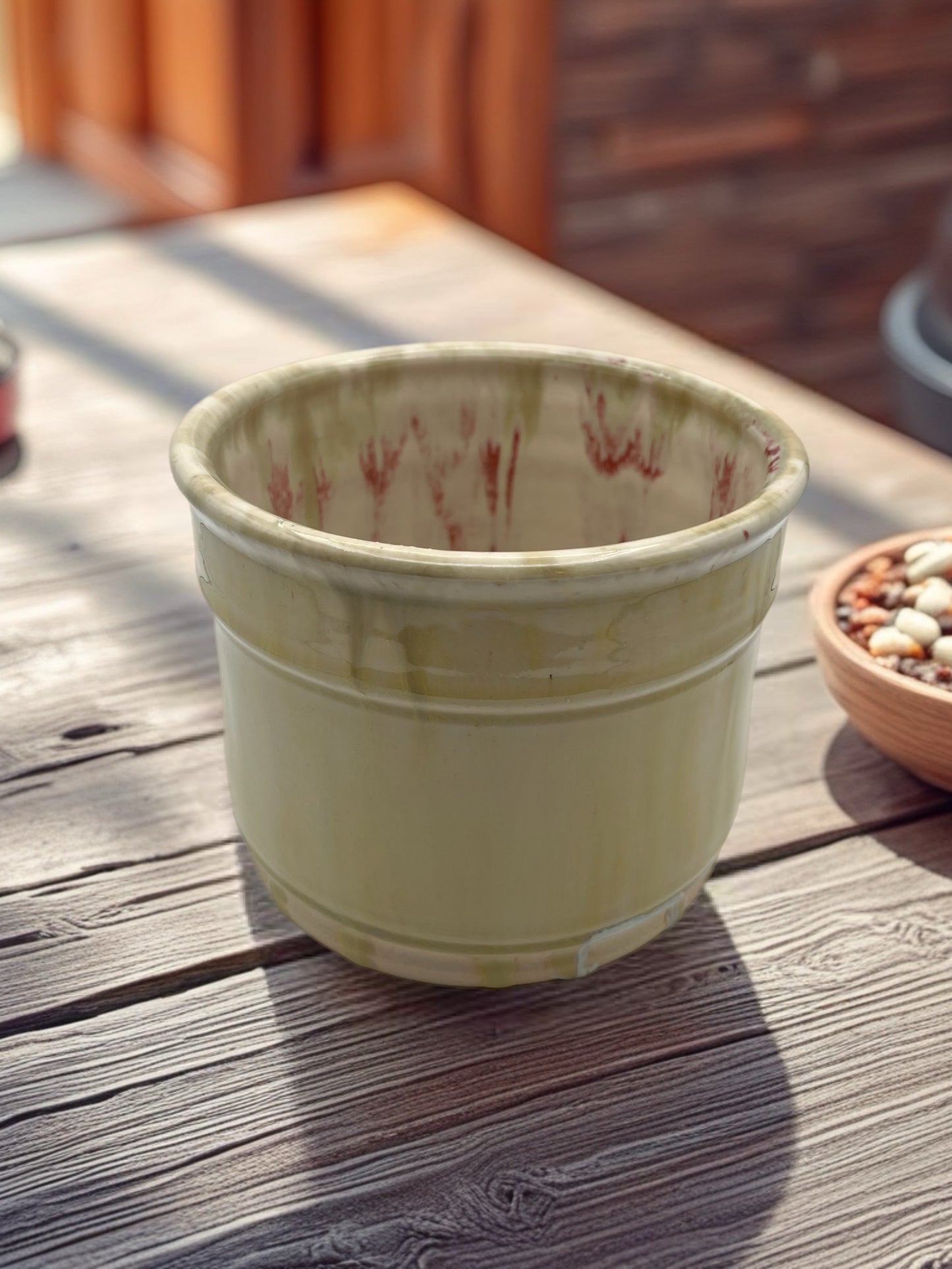 Agate Inspired Medium Stoneware Utensil Holder