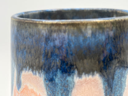 Blue Tide Tapered Stoneware Mug, 14 fluid ounces