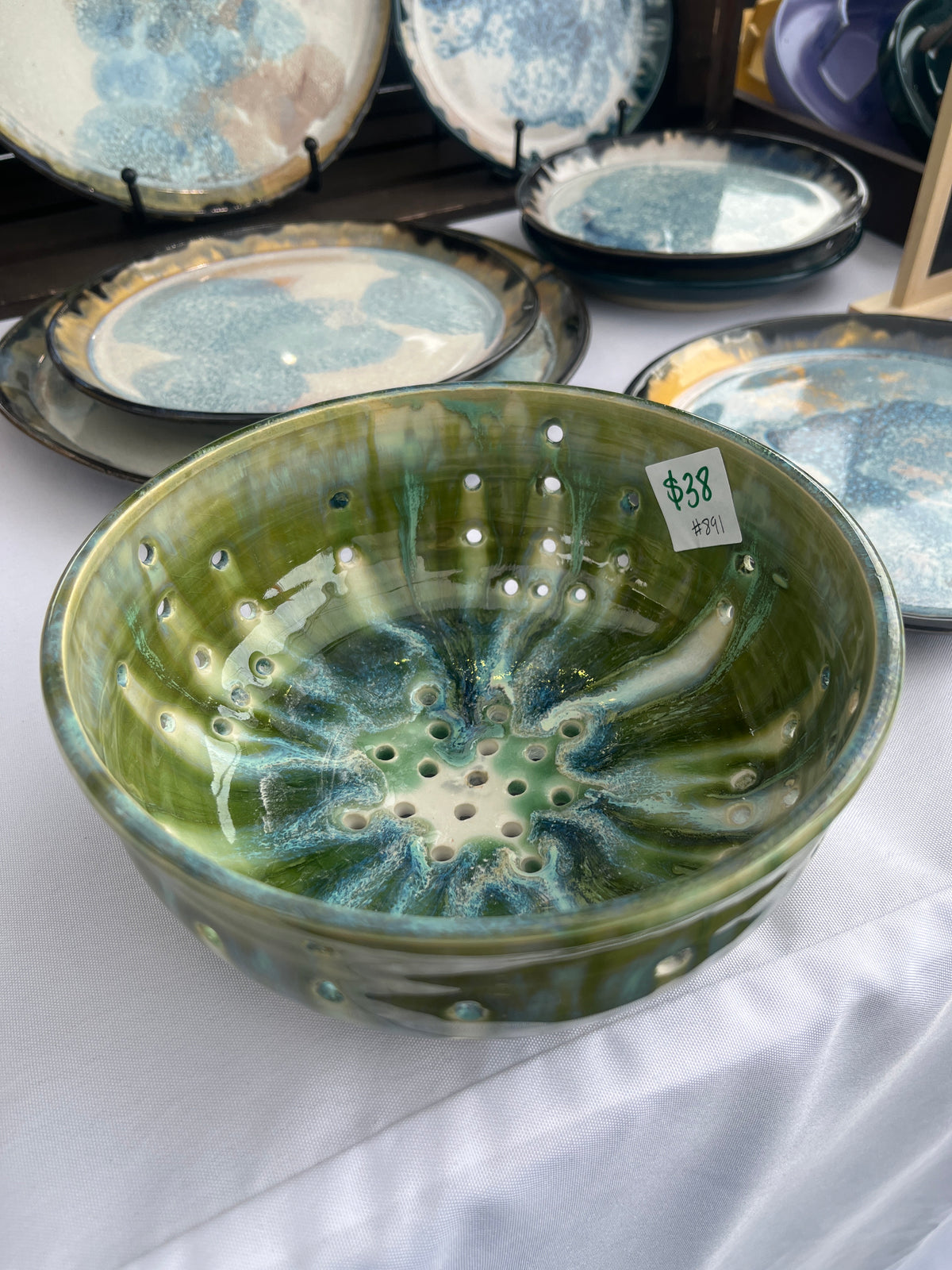 891 Colander - Green