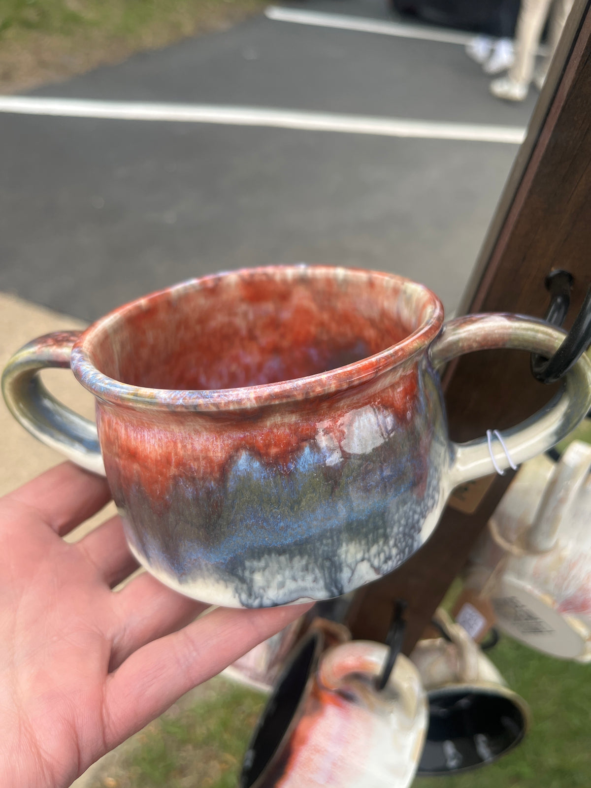 846 double handle mug