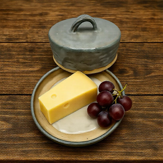 Matte Denim Covered Dish