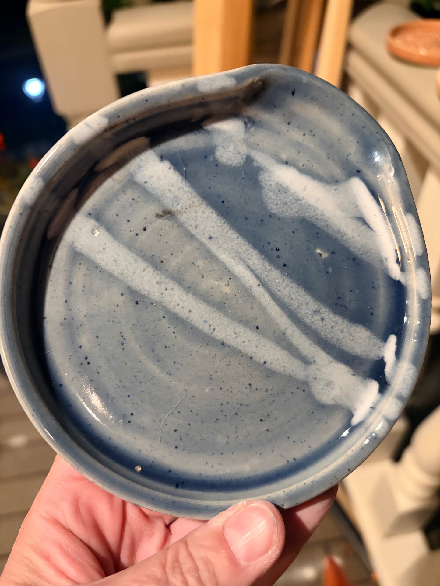 1141 Spoon rest- blue