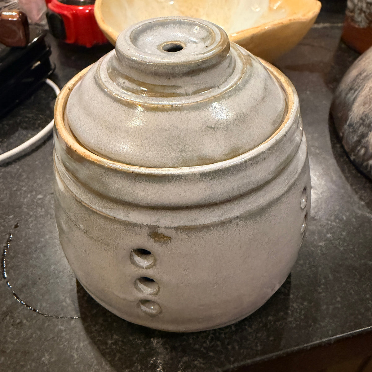 Garlic Bowl-Matte Blue