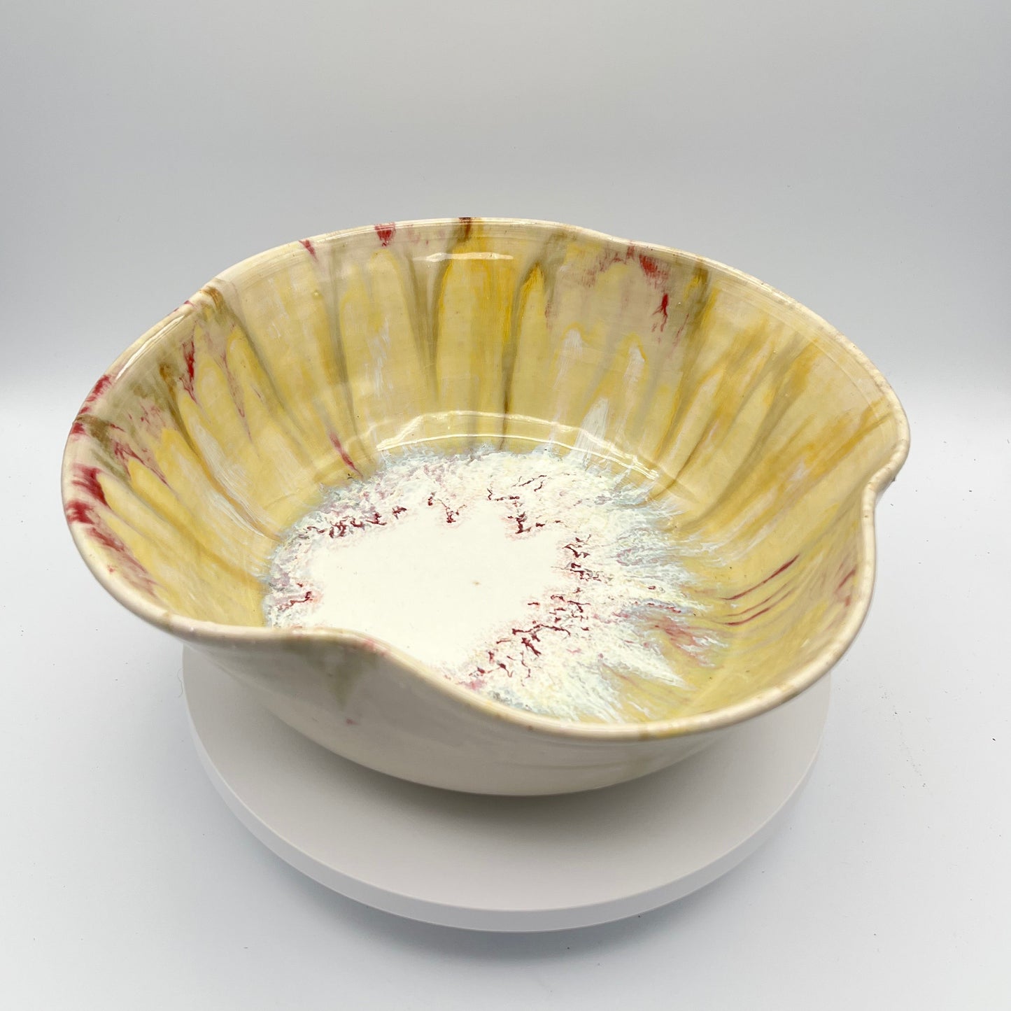 Agate Inspired Curved Edge Bowl