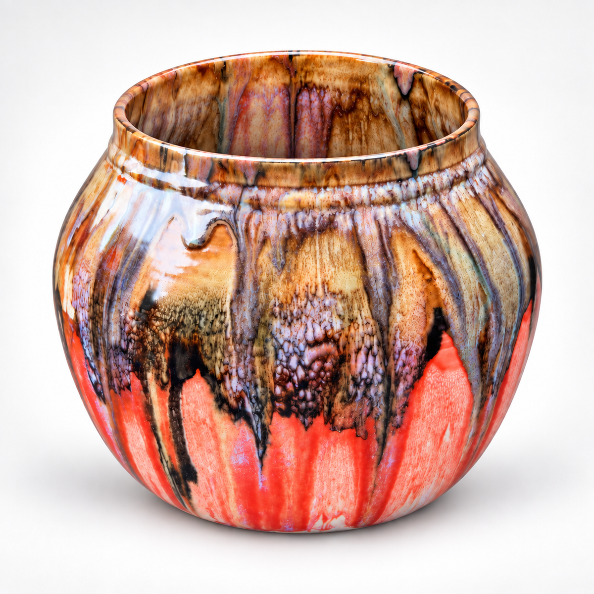 Ember Falls Handmade Ceramic Vessel