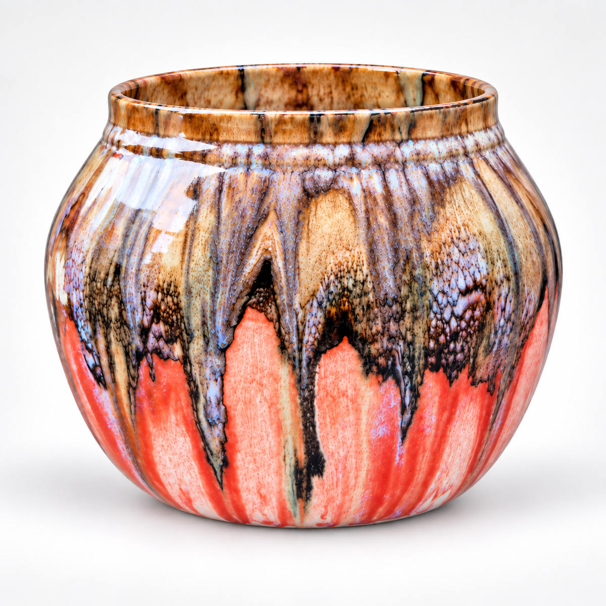 Ember Falls Handmade Ceramic Vessel