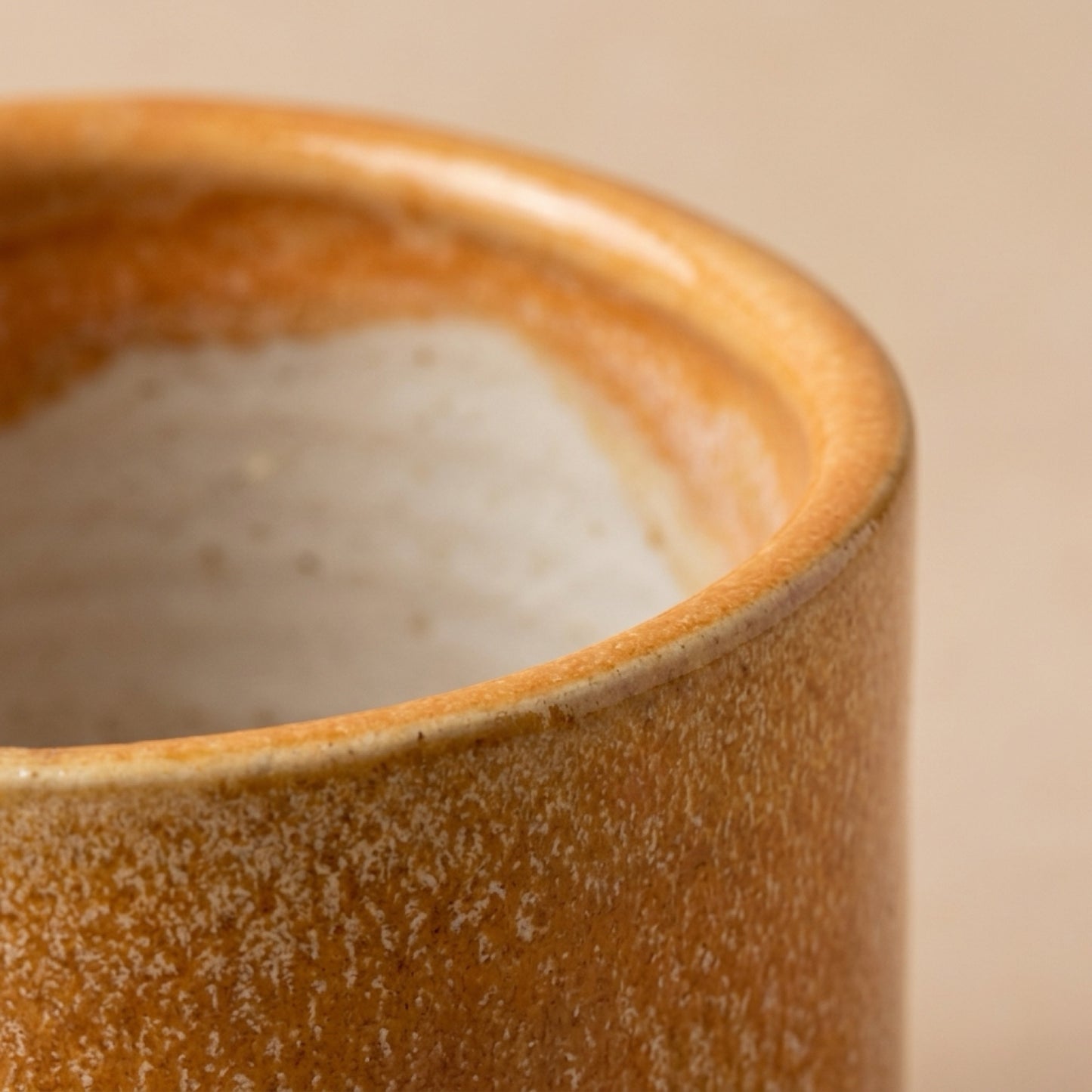 Yellow and Cream Espresso Cup Ceramic Cup For Espresso Shots - Stylish Modern Design Durable Lightweight