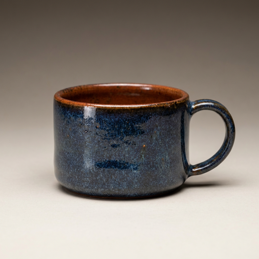 Copper & Deep Blue Ceramic Gibraltar Cups