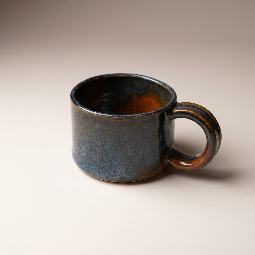 Copper & Deep Blue Ceramic Gibraltar Cups