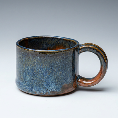 Copper & Deep Blue Ceramic Gibraltar Cups