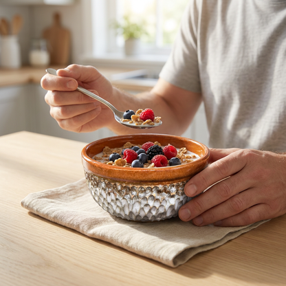 Copper & Current | Handmade Carved Ceramic Bowl