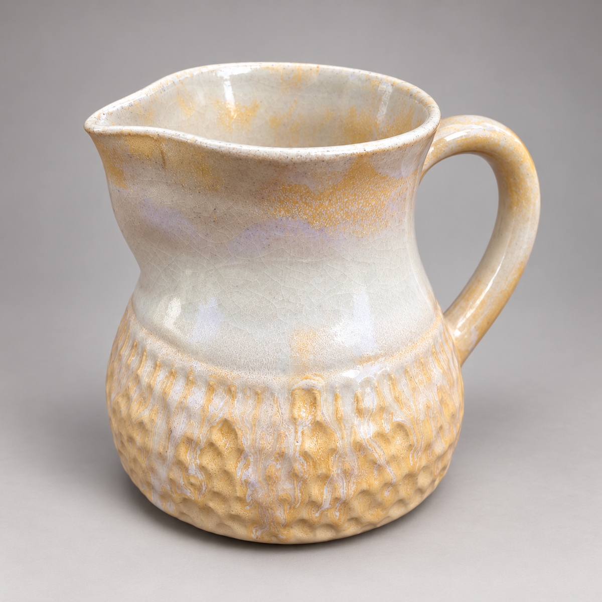 Golden Cascade - Ceramic Pitcher