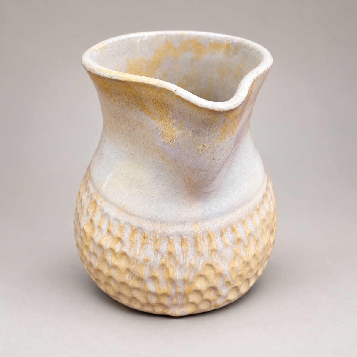 Golden Cascade - Ceramic Pitcher