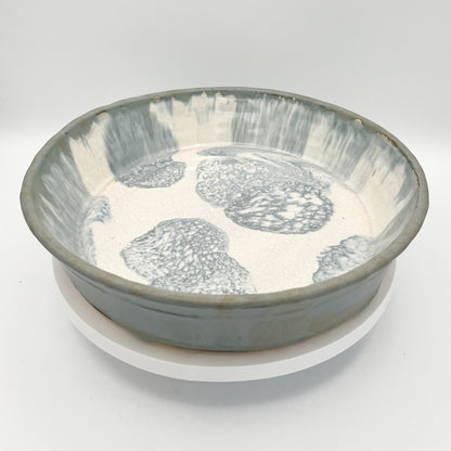 Moon Tide Stoneware Pie Plate