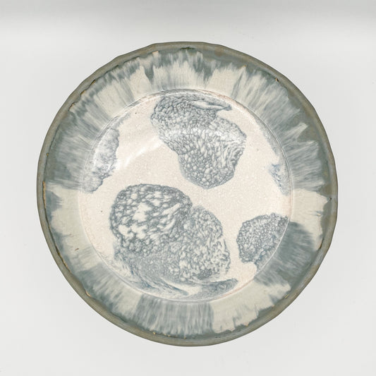 Moon Tide Stoneware Pie Plate