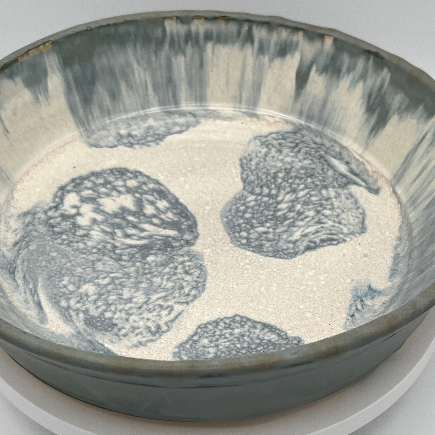 Moon Tide Stoneware Pie Plate