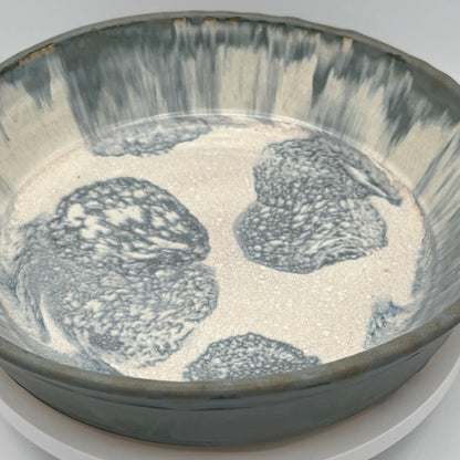 Moon Tide Stoneware Pie Plate