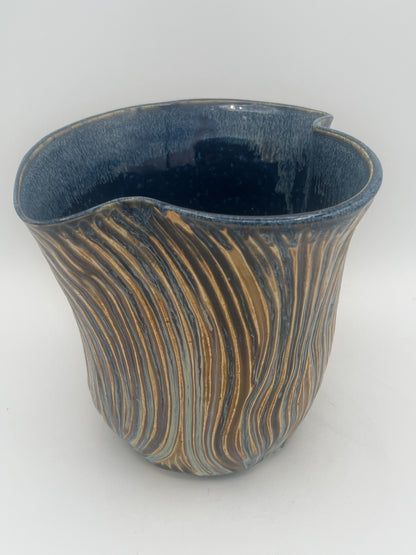 Hand-Sculpted Ceramic Vase