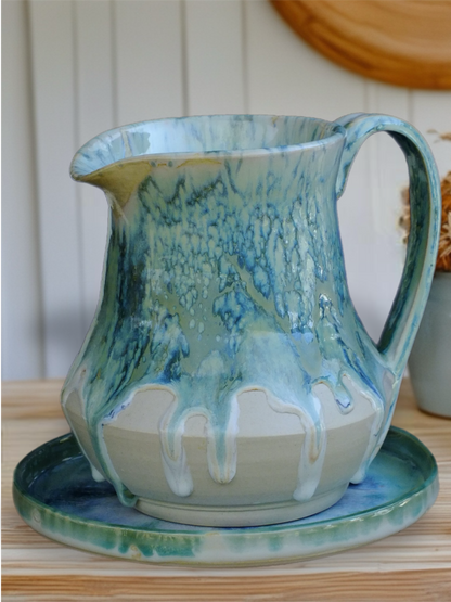 Coastal Chic Pitcher and Tray