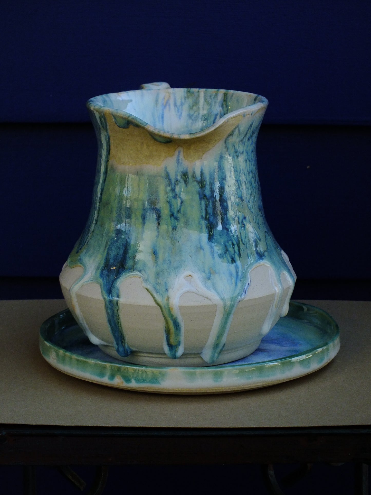 Coastal Chic Pitcher and Tray
