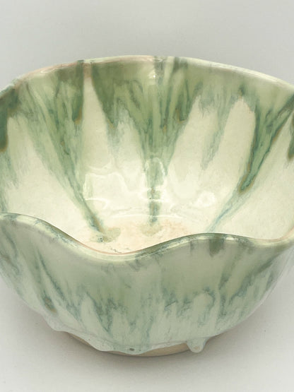 Spring Moss Flutter Edge Bowl