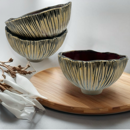 Carved snack bowls