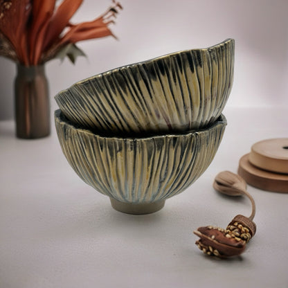 Carved snack bowls