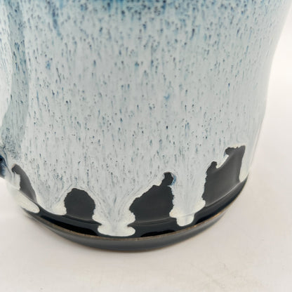 Black and Blue Snow Ceramic Mug