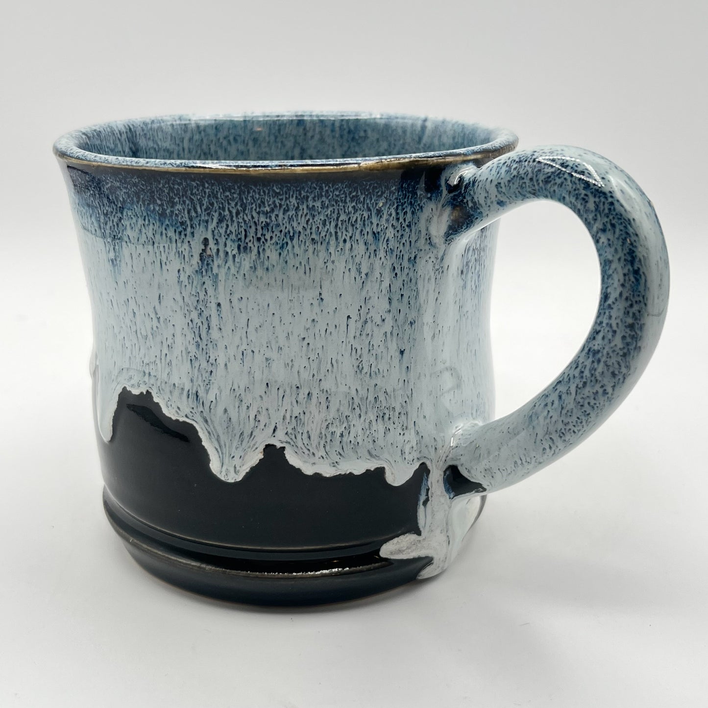 Black and Blue Snow Ceramic Mug