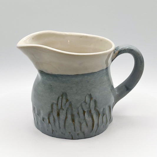 Matte Denim Blue Creamer