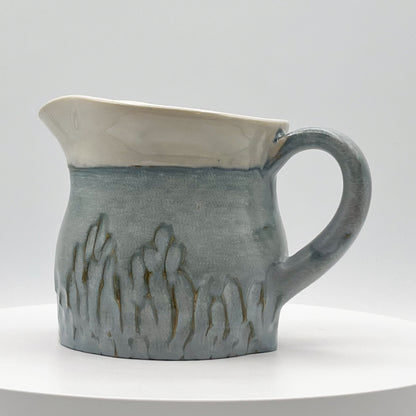 Matte Denim Blue Creamer