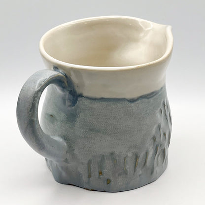 Matte Denim Blue Creamer