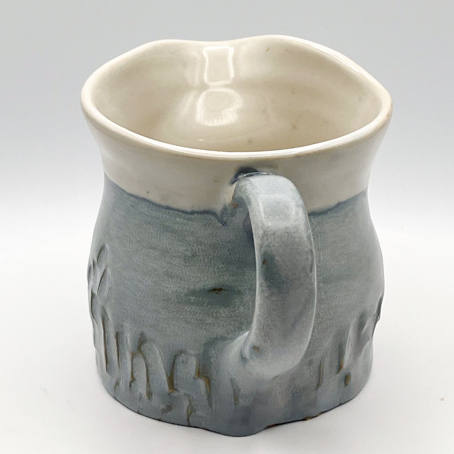 Matte Denim Blue Creamer