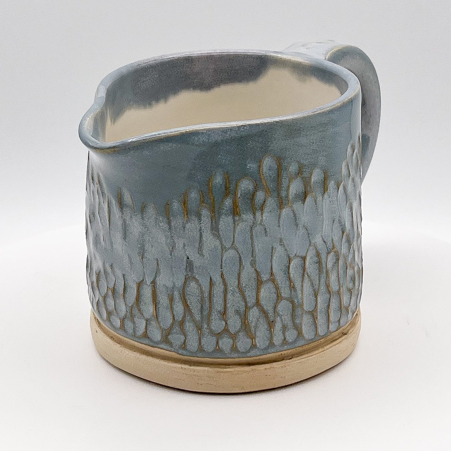 Matte Denim Blue Creamer