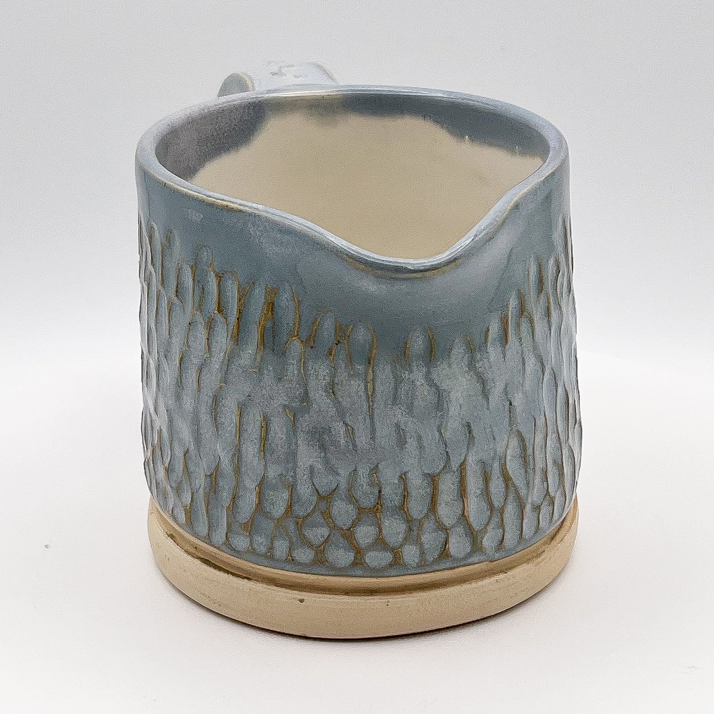 Matte Denim Blue Creamer