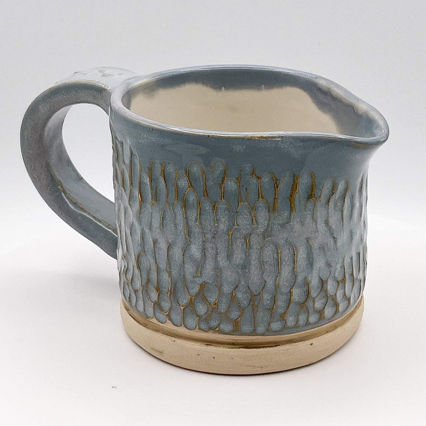 Matte Denim Blue Creamer