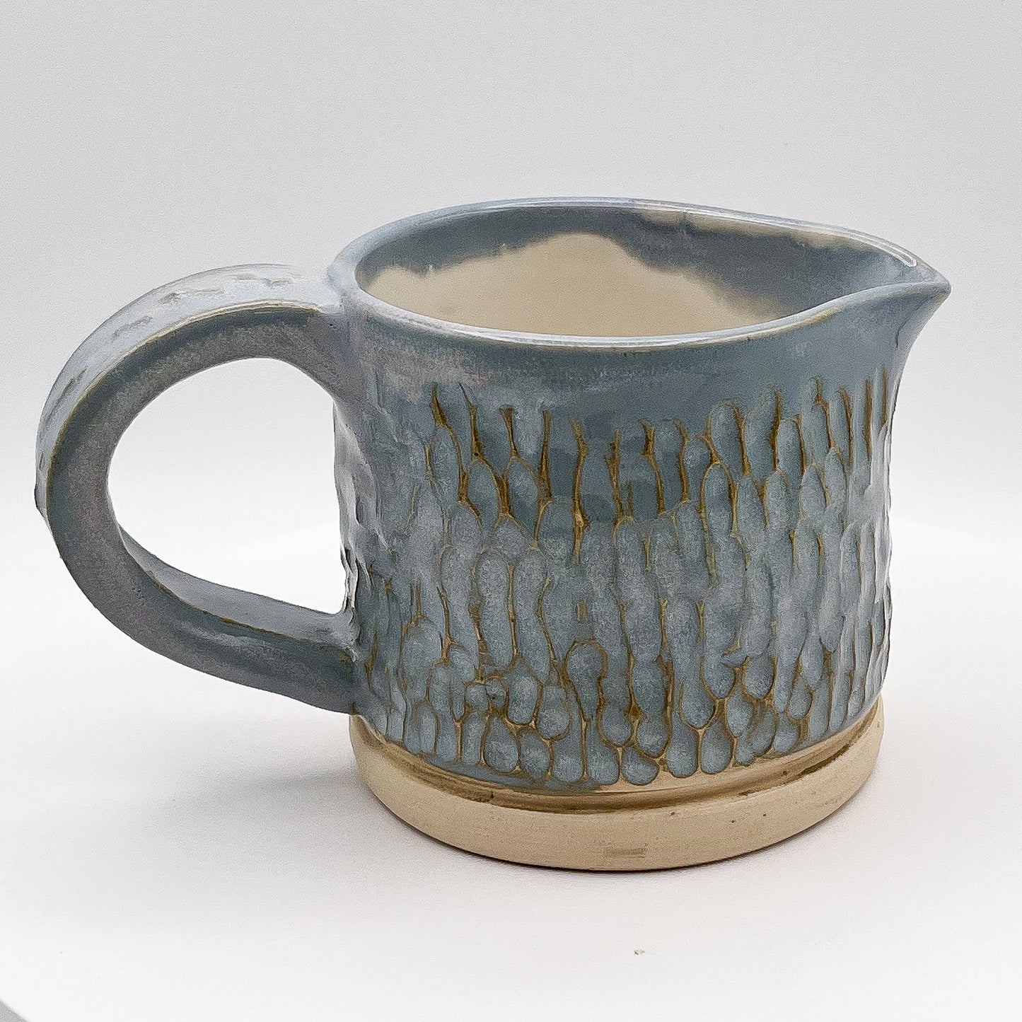 Matte Denim Blue Creamer